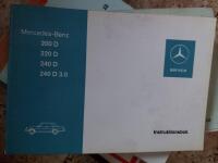 Instruktionsbok Mercedes-Benz 200D, 220D, 240D, 240D 3.0