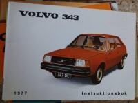 Instruktionsbok Volvo 343, &aring;rsmodell 1977