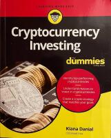 Cryptocurrency Investing for Dummies