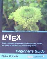 LaTeX : Beginner's guide