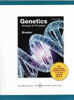 Genetics : Analysis & Principles