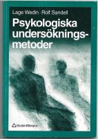 Psykologiska unders&ouml;kningsmetoder : en introduktion