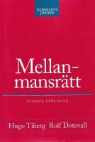 Mellanmansr&auml;tt