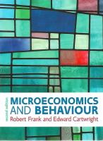 Microeconomics and Behaviour