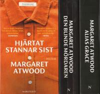 3 x Margaret Atwood: Hj&auml;rtat stannar sist, Den blinde m&ouml;rdaren, Alias Grace