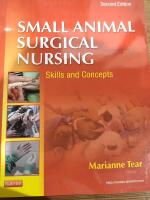 Small Animal Surgical Nursing