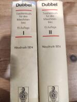 Taschenbuch f&uuml;r den Maschinenbau I & II