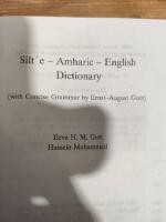 Silt'e-Amharic-English Dictionary (With a Concise Grammar) 