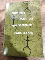 Primitive Man As Philosopher