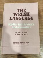 The  Welsh Language - Studies in its Syntax and Semantics