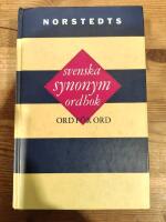 Norstedts svenska synonymordbok: Ord f&ouml;r ord