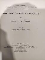 The Burushaski Language: Vol. II: Texts and Translations