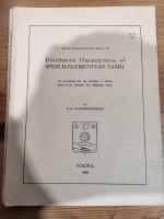 Distribution Characteristics of Speech-elements in Tamil