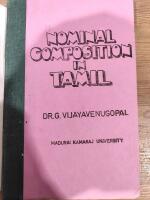 Nominal Composition in Tamil