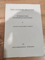 Introduction to Estonian Linguistics