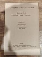 Haitian Creole: Grammer, Texts, Vocabulary (The American Anthropologist)