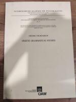 Ossetic Grammatical Studies