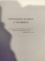 Dongolese Nubian: a grammar
