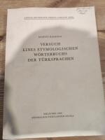 Versuch eines etymologischen W&ouml;rterbuchs der T&uuml;rksprachen