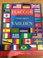 Flaggor fr&aring;n hela v&auml;rlden: 270 flaggor i f&auml;rg