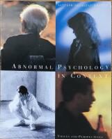 Abnormal Psychology in Context