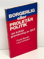 Borgerlig eller prolet&auml;r politik : [en kritisk granskning av SKP]