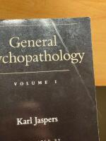 General psychopathology. Vol. 1-2