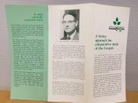 The horizontal line synopsis of the Gospels