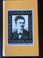 Strindbergiana - Tjugofj&auml;rde samlingen utgiven av Strindbergss&auml;llskapet