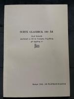  Surte glasbruk 100 år. Kort historik