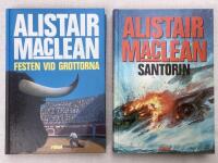 Alistair MacLean x 6: 1. &Aring;tta glas. 2. Fruktan &auml;r mitt vapen. 3. Sista b&aring;t fr&aring;n Singapore. 4. Festen vid grottorna. 5. F&aring;ngarna p&aring; Vardu. 6. Santorin.