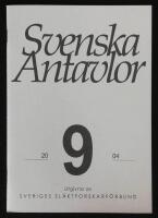 Svenska Antavlor. H&auml;fte 9, 2004. 