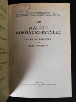 Bidrag til nordisk filologi 1-10: I. Heidmarksbrev 1315-1560. Kjeldekritisk studie. II. Lydverket i &Aring;sd&oslash;lm&aring;let. III. Aksent og kvantitet i Vaagaamaalet. IV. Om pr&aelig;positionsbruken ved islandske og norske gaardarne. V. Om det attribute adjektivs position i oldnorsk prosa, med et henblikk paa s&aelig;tningsrytmen. VI. Ljodvokstren i Vefsn-m&aring;let (Ner-Vefsn). VII. Thorbj&oslash;rn Hornklofes Glymdr&aacute;pa. VIII. M&aring;let i Nordaust-ryfylke umrit av ljodl&aelig;ra. IX. En stilistisk og spr&aring;klig unders&oslash;kelse av brevene fra H&aring;kon Erlingsson, biskop i Bergen 1332-1342. X. Saltam&aring;let. Kort oversikt over lydverket.