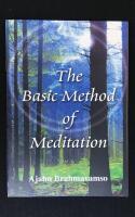 The Basic Method of Meditation