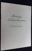Malungs Arbetarkommun. 25-&aring;rsber&auml;ttelse.