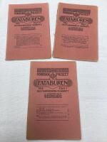 Fataburen 1912 H&auml;fte 1-2 (+ defekt H&auml;fte 4)