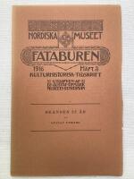 Fataburen 1916 H&auml;fte 3. Skansen 25 &aring;r.