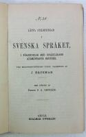 Tre l&auml;rob&ouml;cker fr&aring;n ca 1870: 1. L&auml;tta stil&ouml;fningar i svenska spr&aring;ket. I f&ouml;rbindelse med spr&aring;kl&auml;rans allm&auml;nnaste grunder. Till skolundervisningens tjenst utarbetade af J. B&auml;ckman. 2. F&ouml;rs&ouml;k till l&auml;robok i stenografi eller kortskrifningskonst f&ouml;r svenska spr&aring;ket, efter Gabelsbergers system af Karl Borgenstr&ouml;m. 3. Den tillf&ouml;rlitlige bokf&ouml;raren. Eller grundlig anvisning att p&aring; egen hand, l&auml;tt, snabbt och praktiskt, l&auml;ra sig det enkla och dubbla bokh&aring;lleriet i alla dess delar af Carl Courtin.
