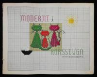 Modernt i korsstygn