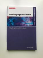How languages are learned