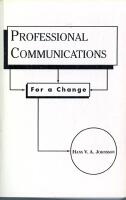 Professional Communications - For a Change
