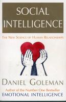 Social Intelligenc The New Science of Human Relationships