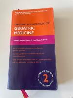 Oxford Handbook of Geriatric Medicine