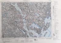 Generalstabskarta. 75. H&auml;rn&ouml;sand N.V.