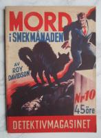 Mord i smekm&aring;naden - Detektivmagasinet nr 10 1952