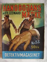 Handbojans m&auml;rke - Detektivmagasinet nr 33 1954