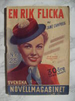 En rik flicka - Svenska Novellmagasinet nr 25 1946