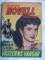 V&auml;sterns vargar - Svenska Novellmagasinet nr 8 1956