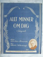 Allt minner om dig, s&aring;ngvals