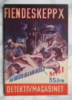 Fiendeskepp X - Detektivmagasinet nr 41 1950